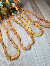 Load image into Gallery viewer, Raw Caramel Baltic Amber Necklace, Migraine, Pain, Inflammation