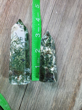 Load image into Gallery viewer, Moss Agate Tower
