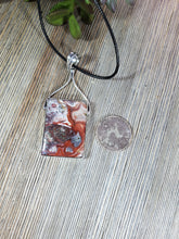 Load image into Gallery viewer, Square Brazilian Agate Pendant A4
