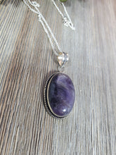 Load image into Gallery viewer, Amethyst Oval Pendant