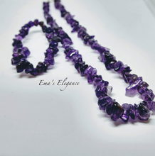 Load image into Gallery viewer, Amethyst Necklace, Ring and Bracelet