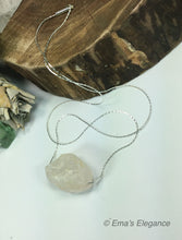 Load image into Gallery viewer, Raw Rose Quartz Pendant