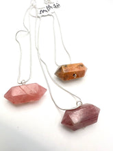 Load image into Gallery viewer, Rose Quartz Pendants