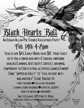 Load image into Gallery viewer, Black Hearts Ball