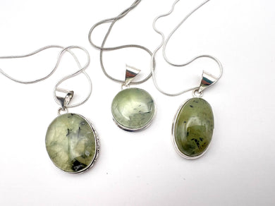 Prehnite Pendants