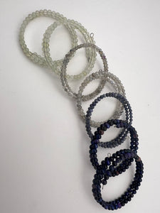 Sapphire Wire Wrap Bracelet
