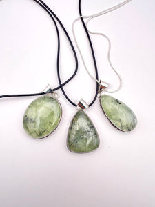 Prehnite Pendants