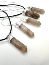 Load image into Gallery viewer, Smoky Quartz Wand Pendant