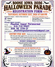 Load image into Gallery viewer, Halloween Parade Registration