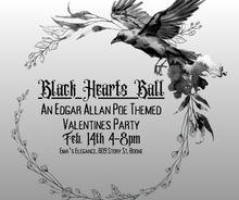 Load image into Gallery viewer, Black Hearts Ball