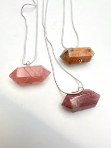 Rose Quartz Pendants