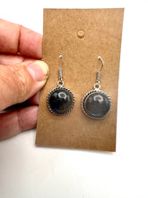 Load image into Gallery viewer, Round Labradorite Earrings