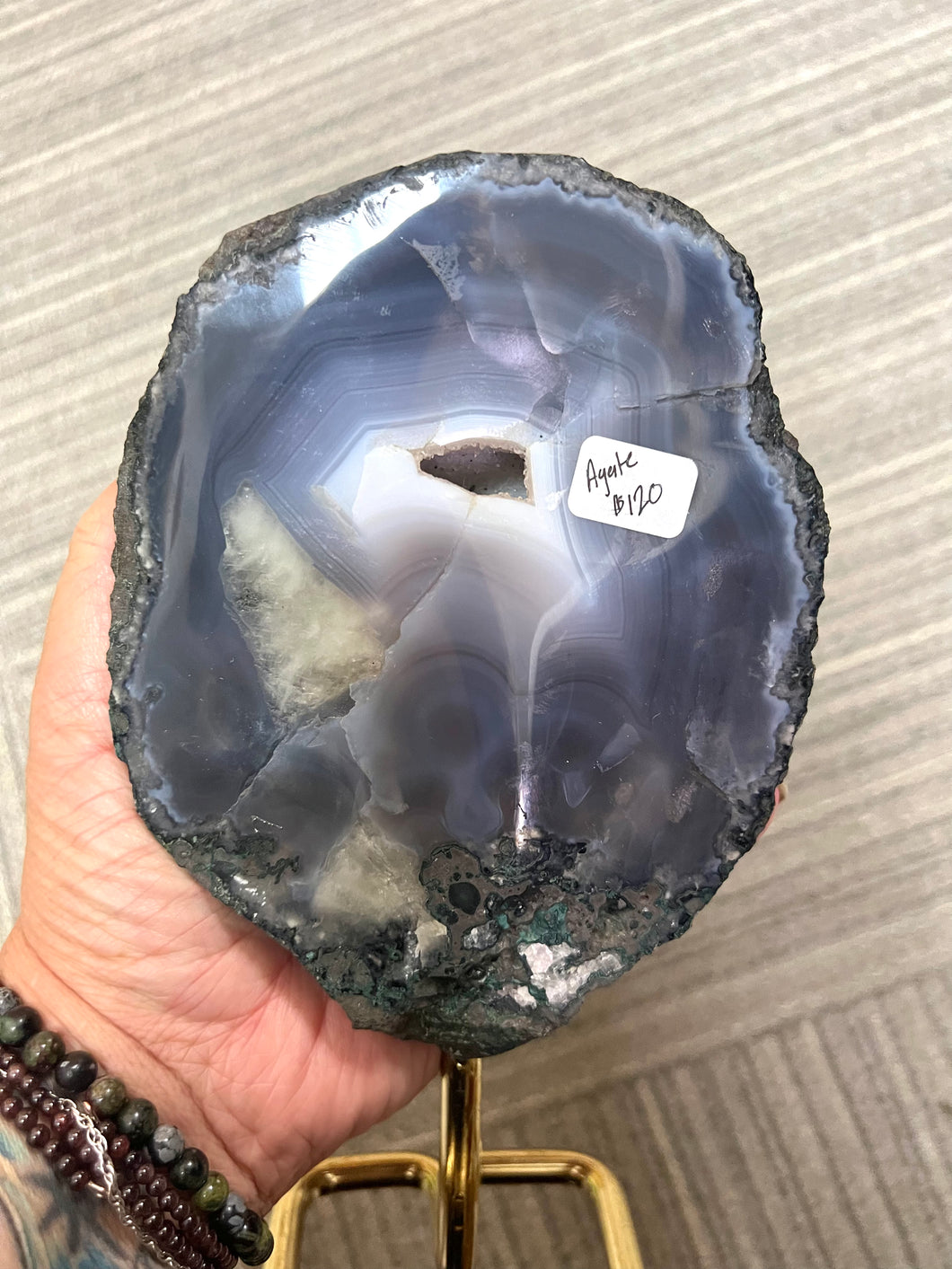 Agate on Stand
