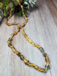 Light Green Baltic Amber Necklace
