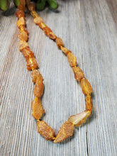 Load image into Gallery viewer, Raw Caramel Baltic Amber Necklace, Migraine, Pain, Inflammation