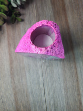 Load image into Gallery viewer, Pink Geode Candle Holder