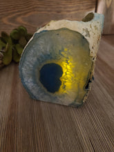 Load image into Gallery viewer, Blue Geode Candle Holder