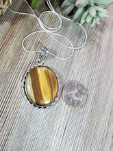Load image into Gallery viewer, Tiger&#39;s Eye Pendant TE3
