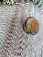 Load image into Gallery viewer, Tiger&#39;s Eye Pendant TE4