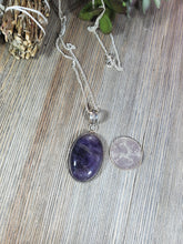 Load image into Gallery viewer, Amethyst Oval Pendant