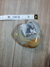 Load image into Gallery viewer, Druzy Agate Heart 5