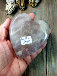 Fluorite Heart Bowl 12