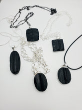 Load image into Gallery viewer, Raw Black Tourmaline Pendants