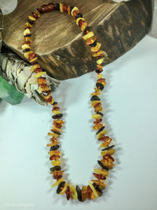 Multi Colored Baltic Amber Necklace
