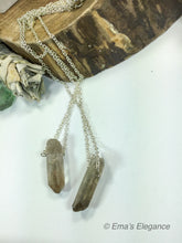 Load image into Gallery viewer, Raw Smoky Quartz Wand Pendant