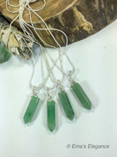 Load image into Gallery viewer, Aventurine Wand Pendant