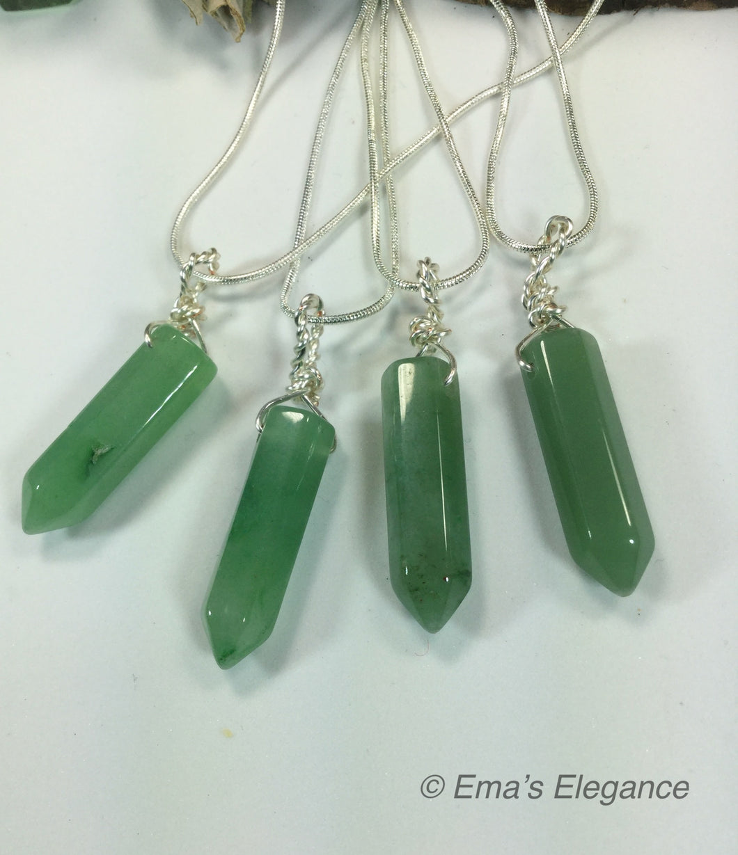 Aventurine Wand Pendant