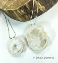 Load image into Gallery viewer, White Agate Slice Pendant