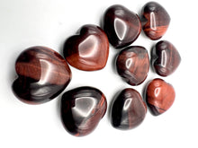 Load image into Gallery viewer, Red Tiger Eye Pocket Heart