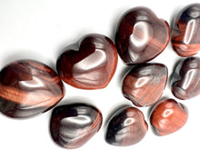 Load image into Gallery viewer, Red Tiger Eye Pocket Heart